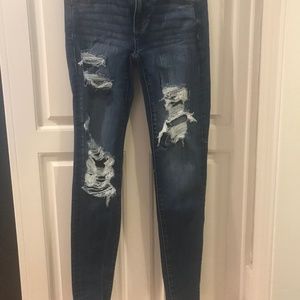 American Eagle Distressed Jeggins - Size 0 Short